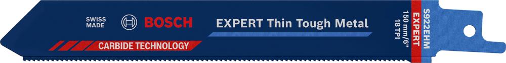 Säbelsägeblatt EXPERT S 922 EHM Bosch VE à 10 Stück Thin Tough Metal Produktbild img1 L
