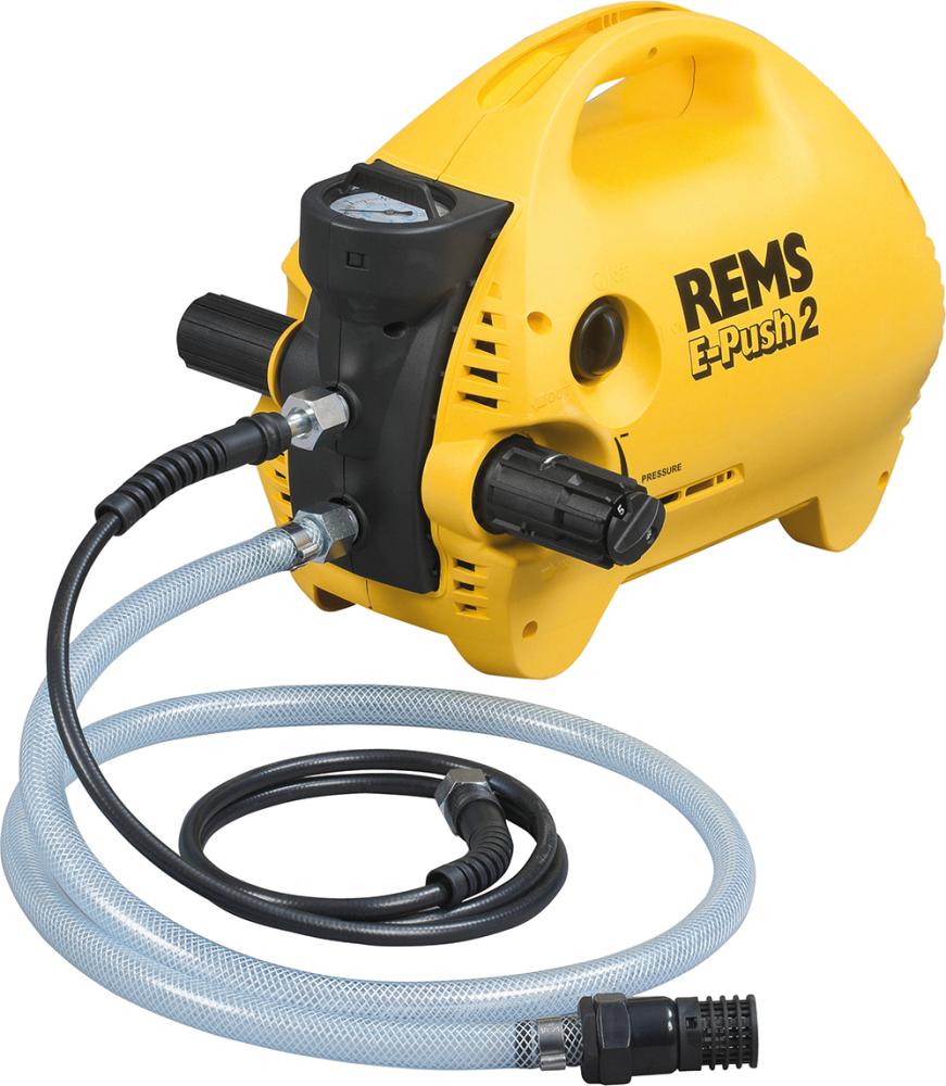 E-Push 2 Elektr. Druckprüfpumpe mit Manometer, Rems p d 6 MPa/60 bar/870 psi Produktbild img1 L
