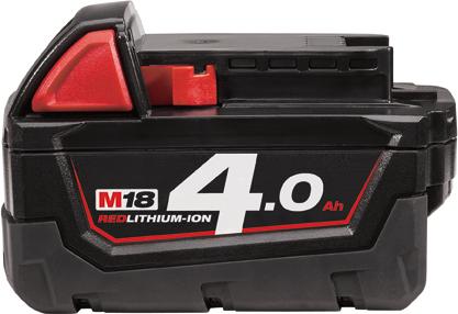 Ersatzakku 18,0 V 4,0 Ah Milwaukee M18 B4 Produktbild img1 L