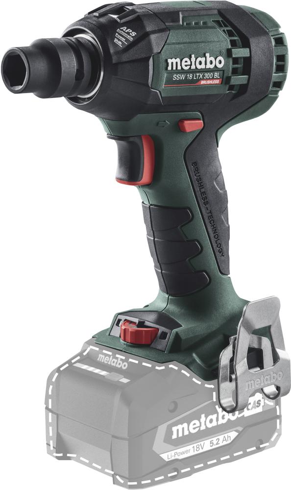 Akku-Schlagschrauber soloSSW 18 LTX 300 BL Metabo ohne Akku ohne Ladegerät metaBOX Produktbild img1 L