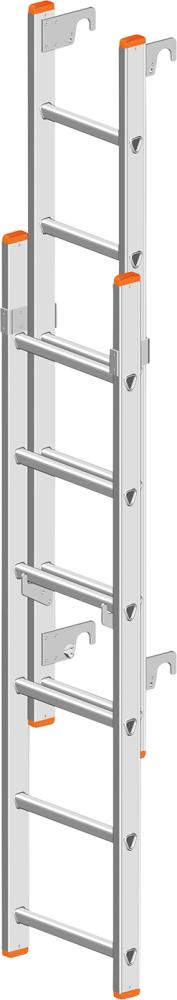 Aluminium-Leiter für Fahrgerüst Staro Rollbock Produktbild img1 L