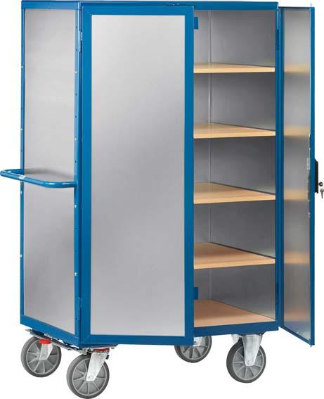 Kastenwagen (verzinktes Stahlblech) mit Türen und Treibriegelverschluss Produktbild img1 L