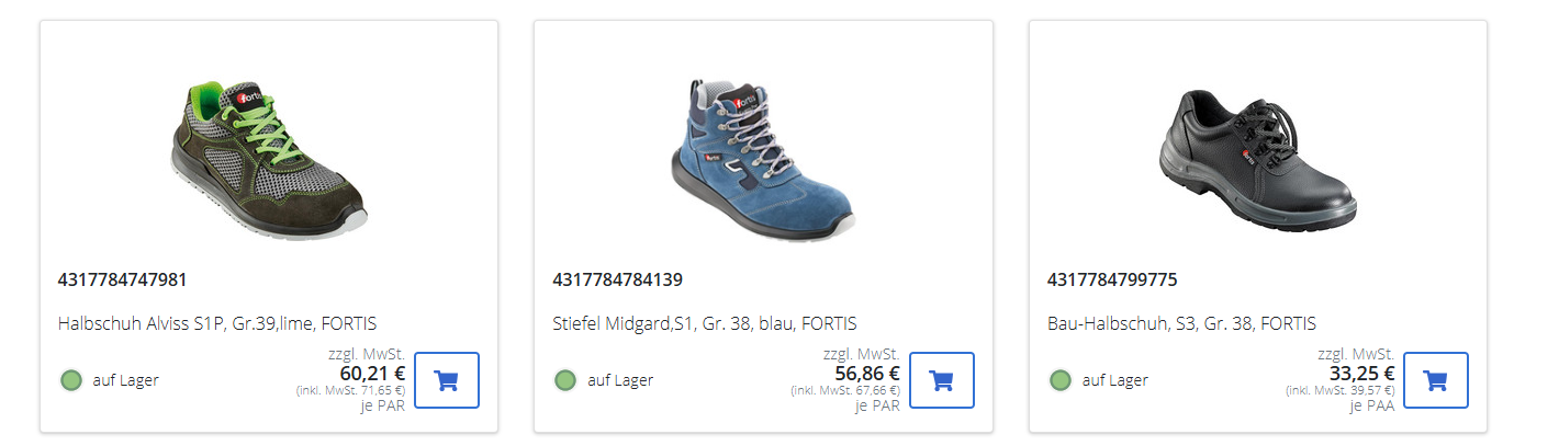 Platzhalterbild - FORTIS Artikel - Sicherheitsstiefel