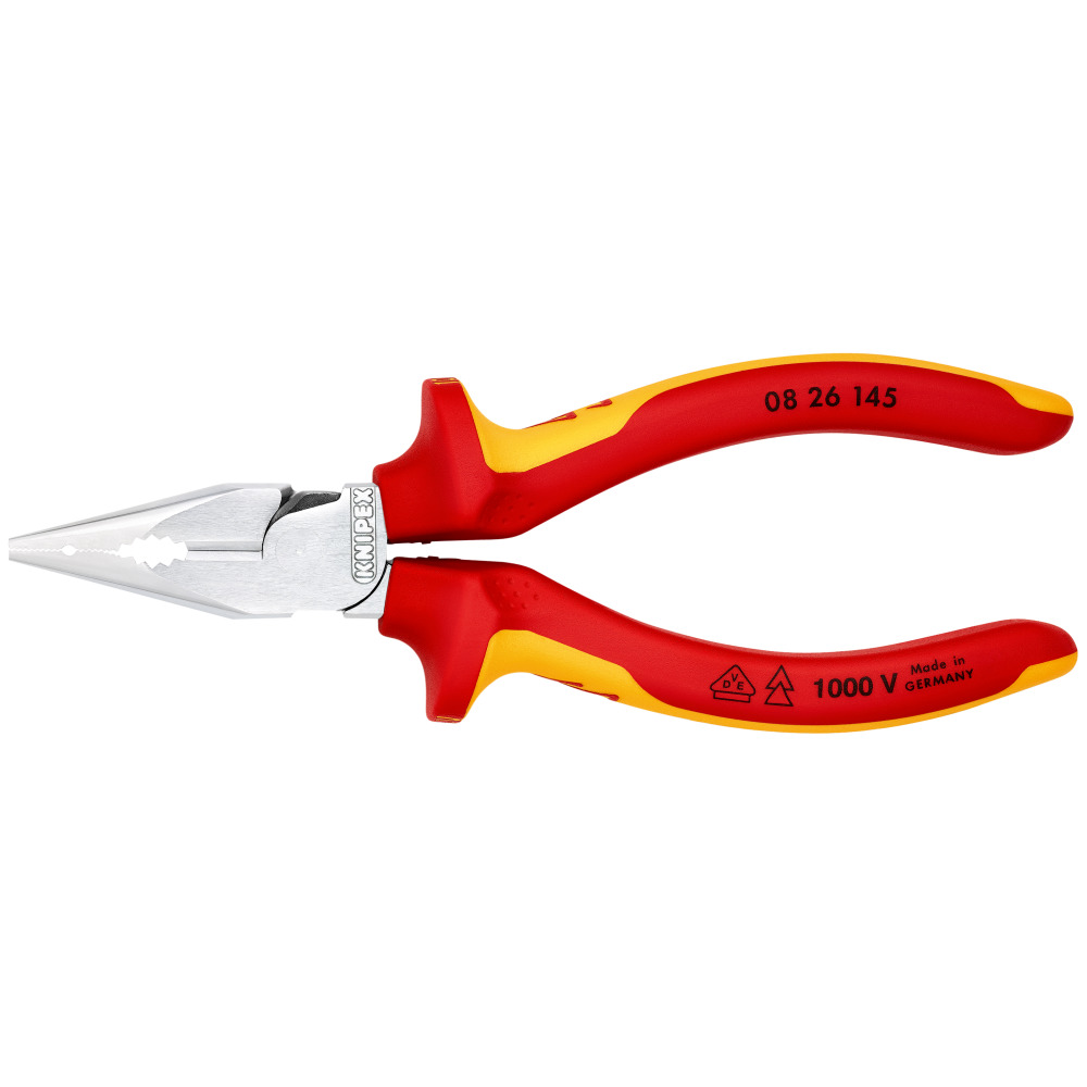 Kleine Kraftkomibzange 145 mm, VDE geprüft, 0826 Produktbild img1 L