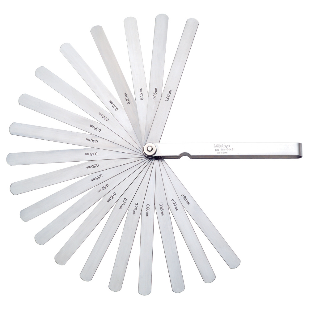 Fühlerlehre, Mb 0,05-1,00 mm, Blattzahl 20 Produktbild img1 L