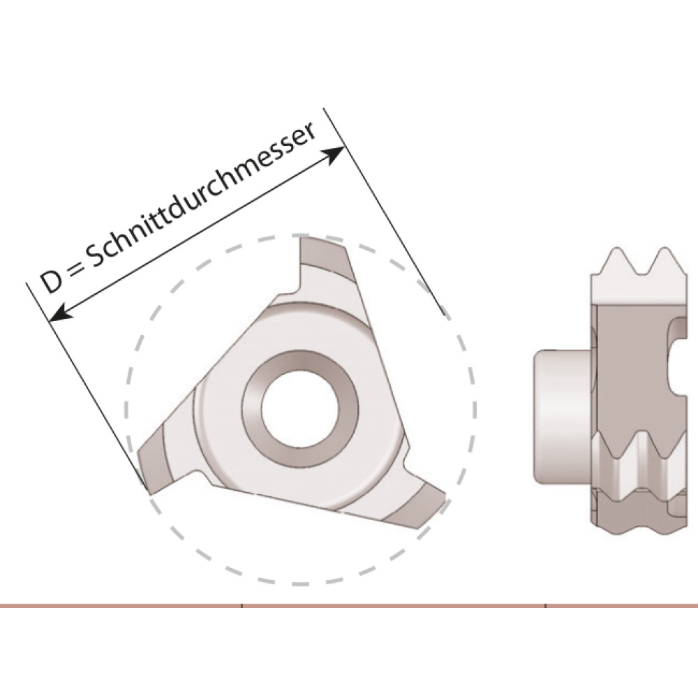 Imatec Gewindefräsplatten 55° Produktbild img2 L