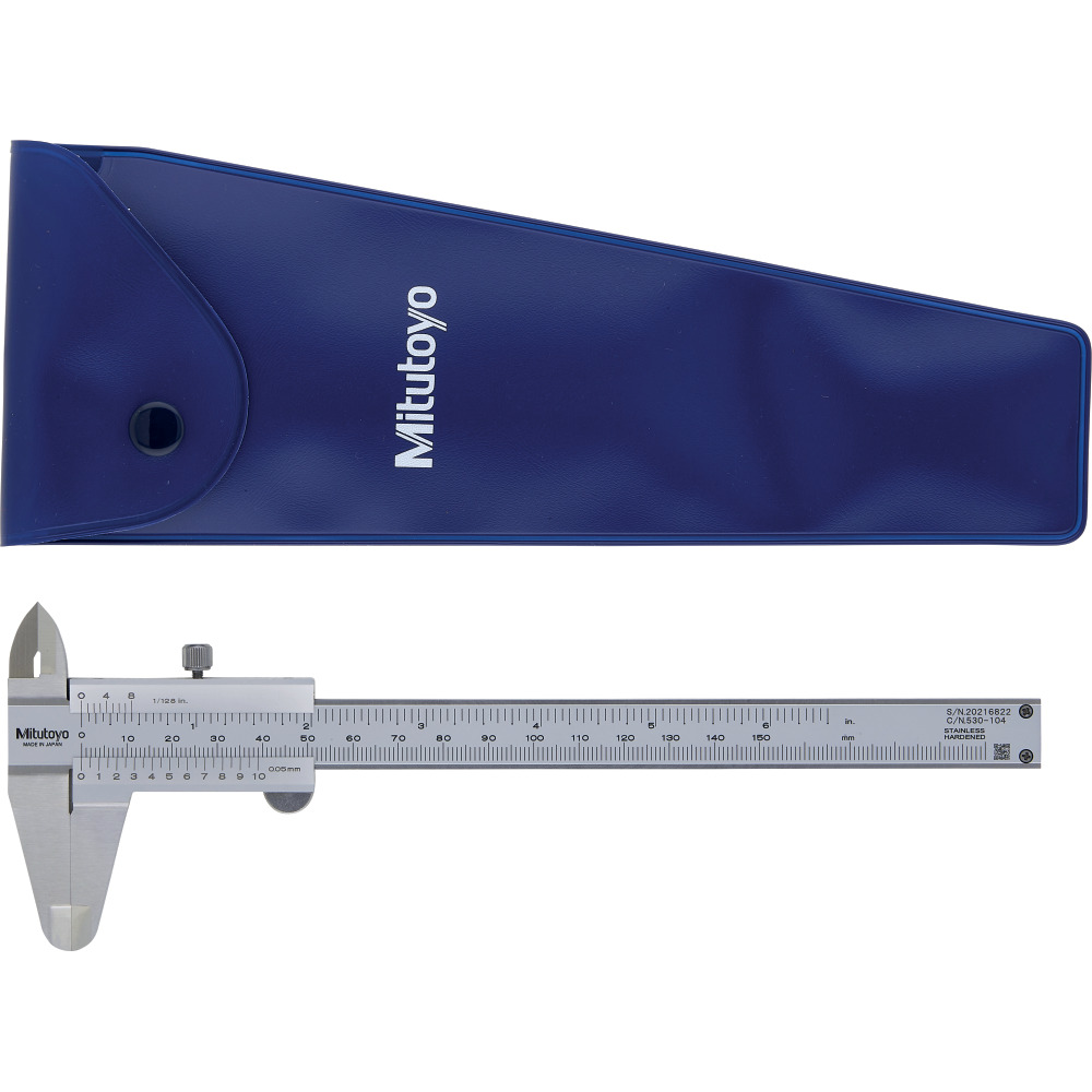 Nonius Messschieber Feststellschraube, mm/zoll, 0,05 mm, Mb 150 mm Produktbild img2 L