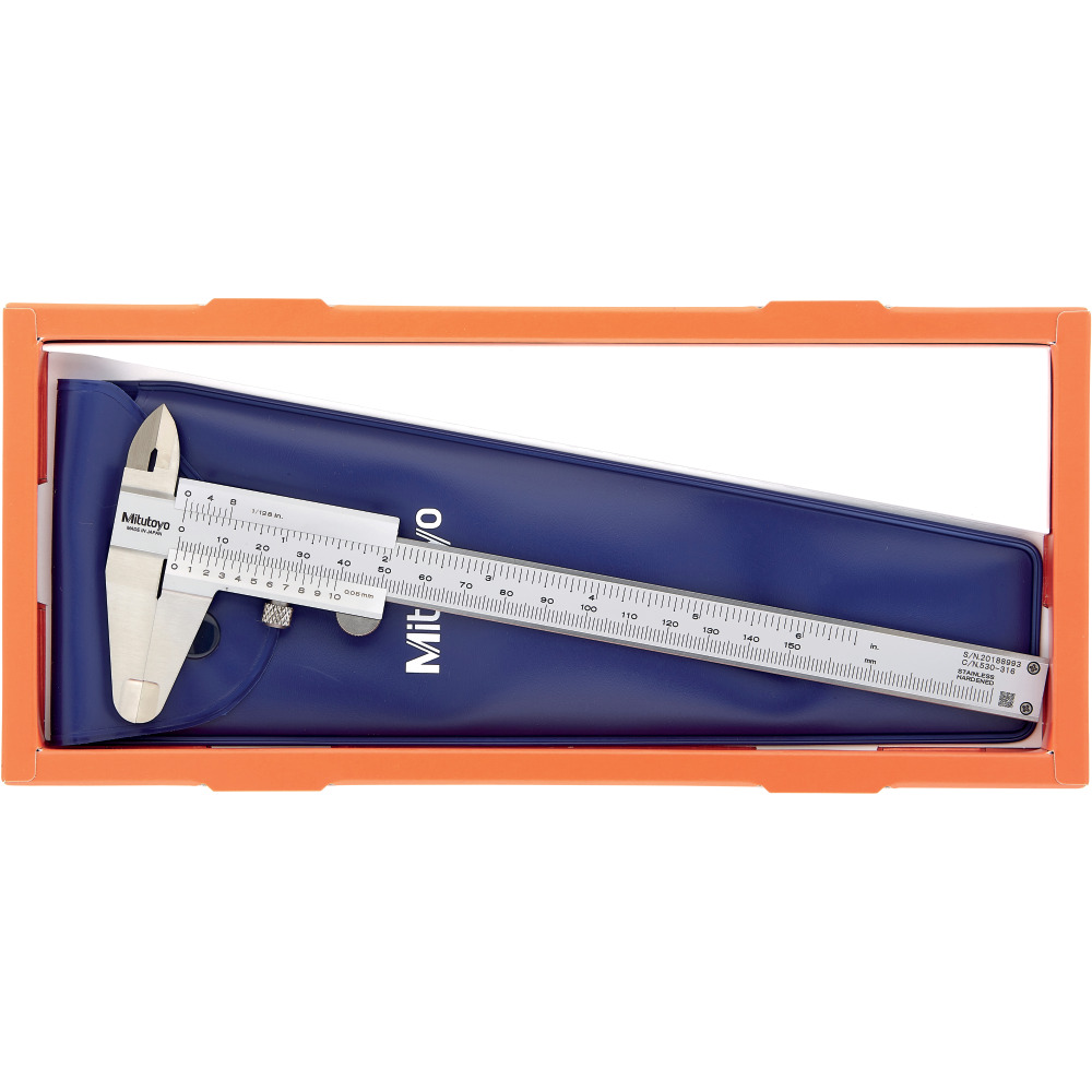 Nonius Messschieber Feststellschraube, mm/zoll, Gewindetab., Mb 150 mm Produktbild img3 L