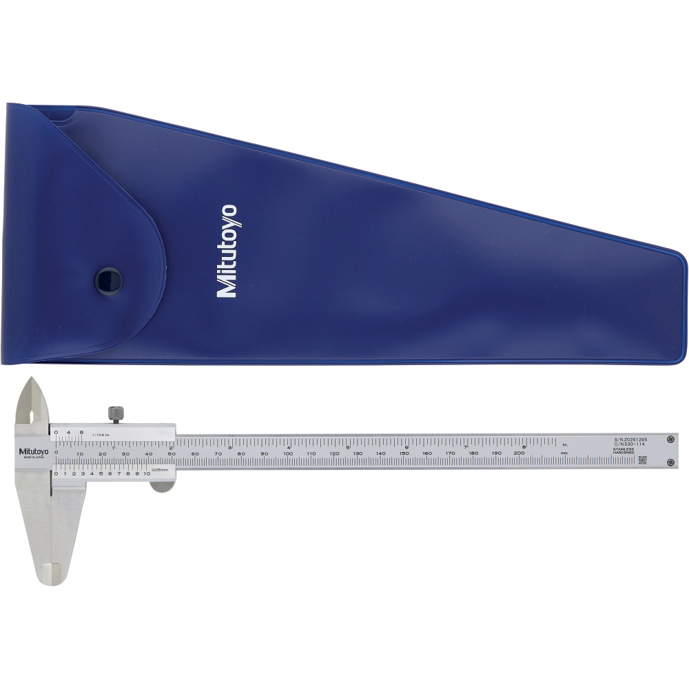 Nonius Messschieber Feststellschraube, mm/zoll, 0,05 mm, Mb 200 mm Produktbild img2 L