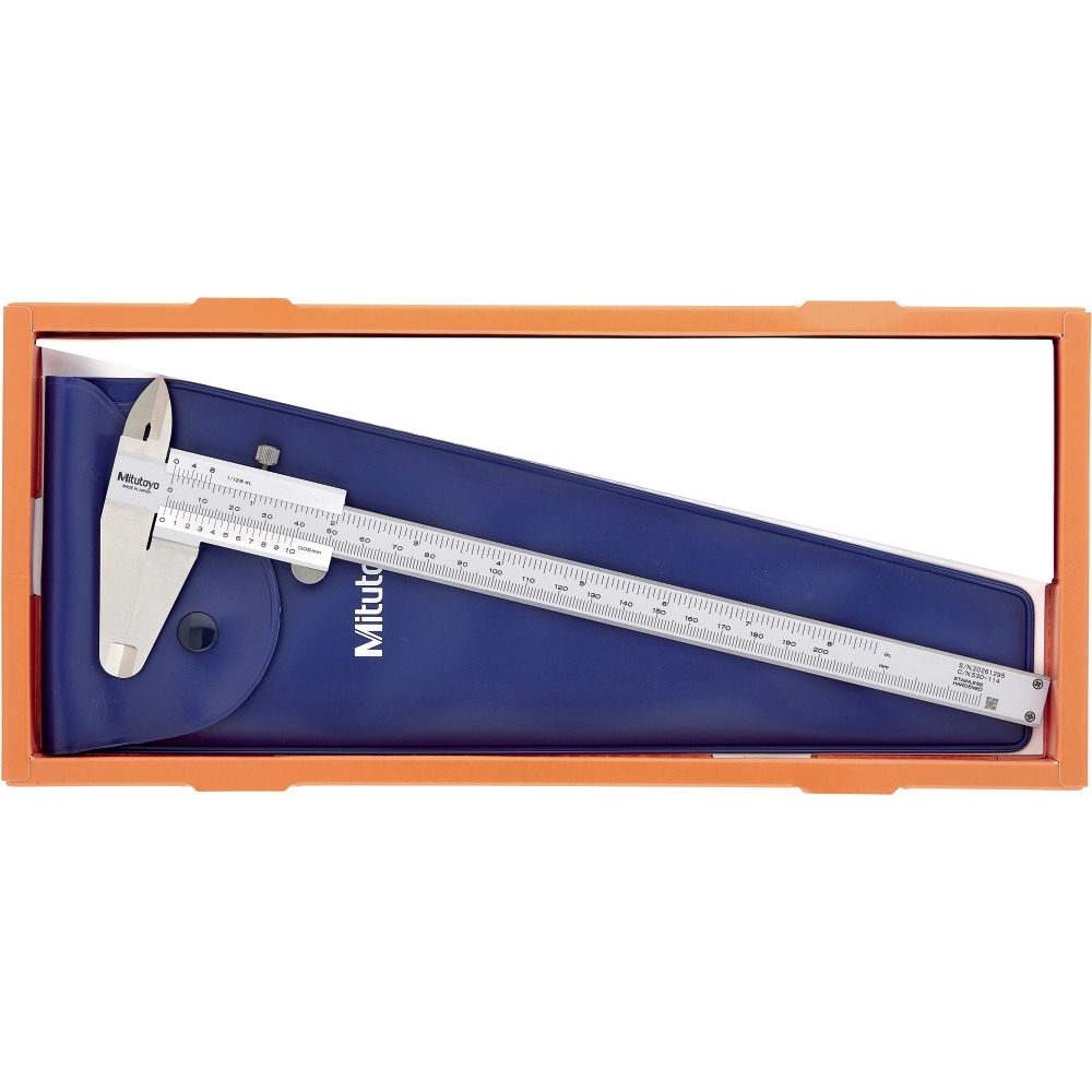 Nonius Messschieber Feststellschraube, mm/zoll, 0,05 mm, Mb 200 mm Produktbild img3 L