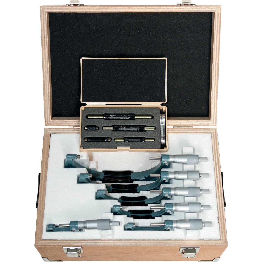 Bügelmessschrauben-Satz, Werkstattausführung, Mb 0-150 mm Produktbild img1 L