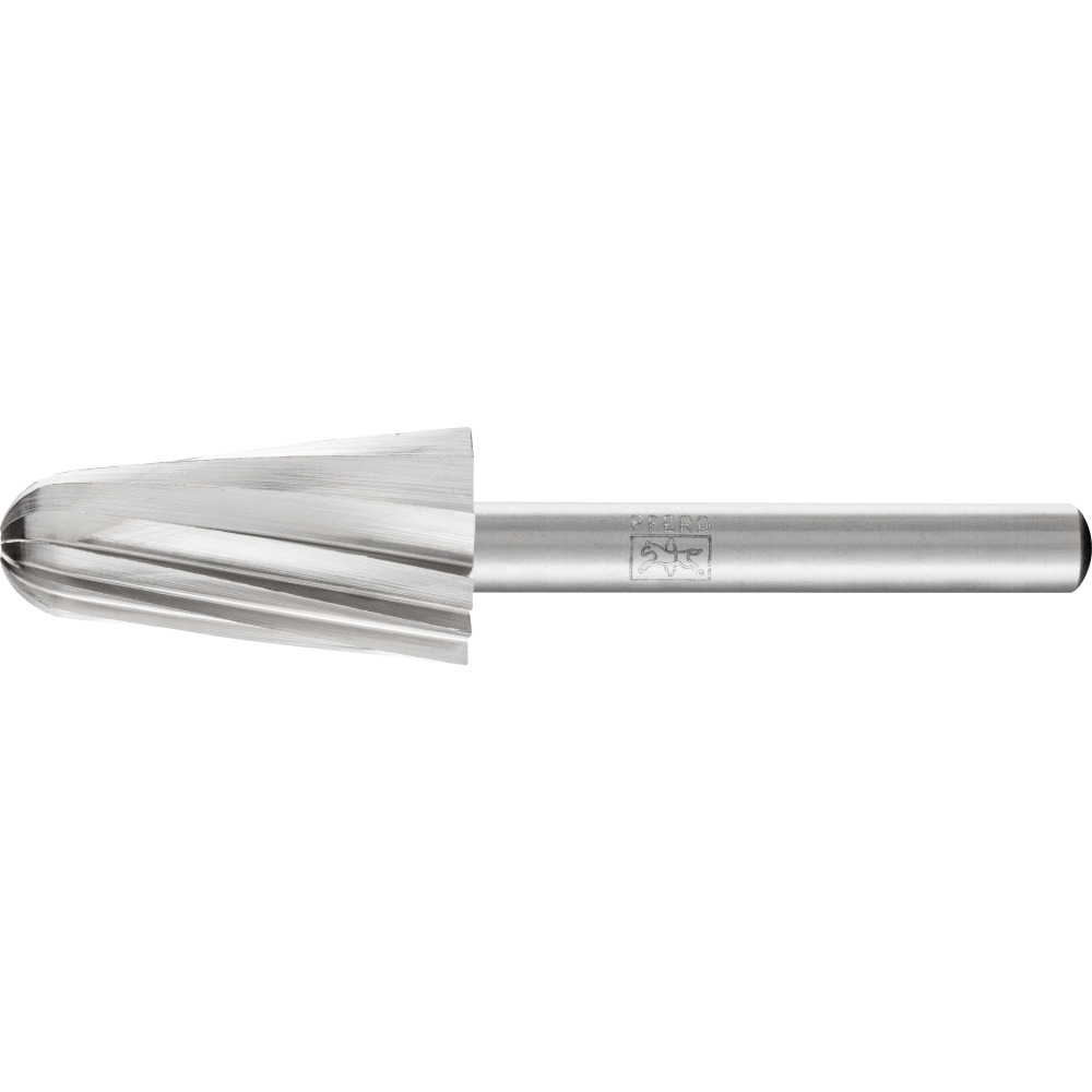 HSS Frässtift ALU Rundkegelform L Ø 16x30 mm Schaft-Ø 6 mm Produktbild img1 L