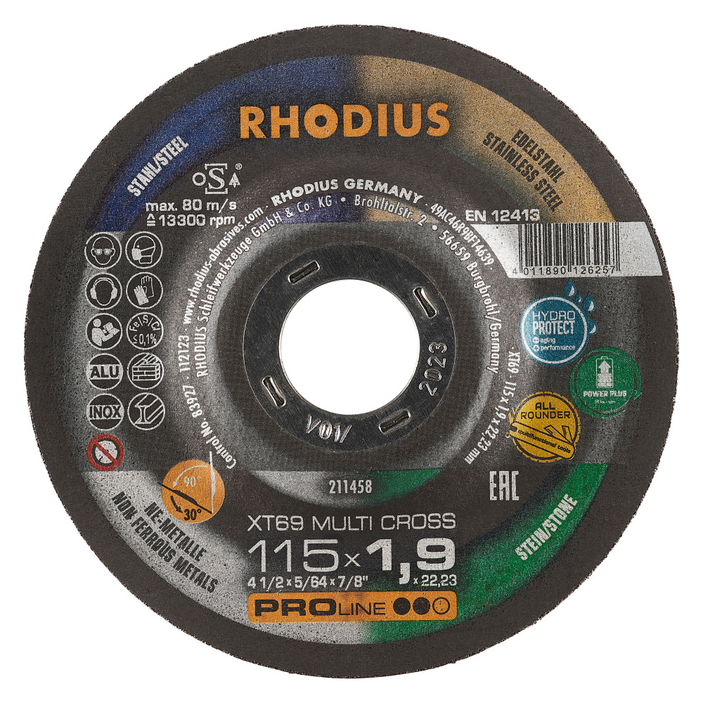 Schrupp-/Trennscheibe XTK69, universell Produktbild img1 L