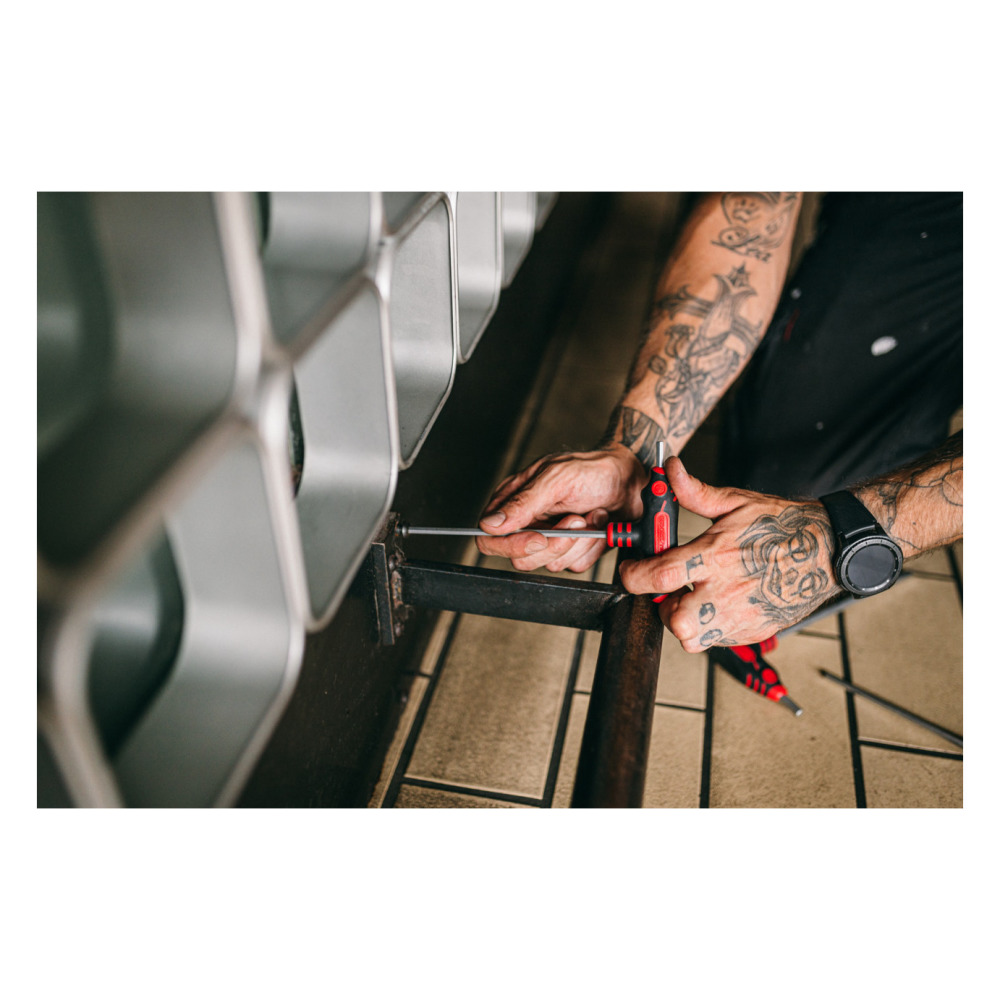 2K-T-Griff Schraubendreher-Satz 6-kant 2,5-8 mm, 6-teilig Produktbild img4 L