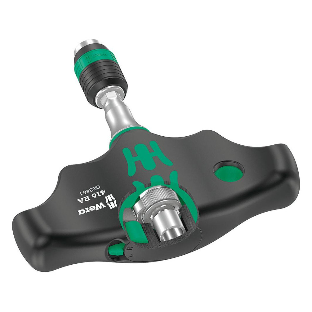 Bit-Handhalter mit Quergriff 1/4" Bitaufnahme mit Ratschenfunktion Produktbild img2 L