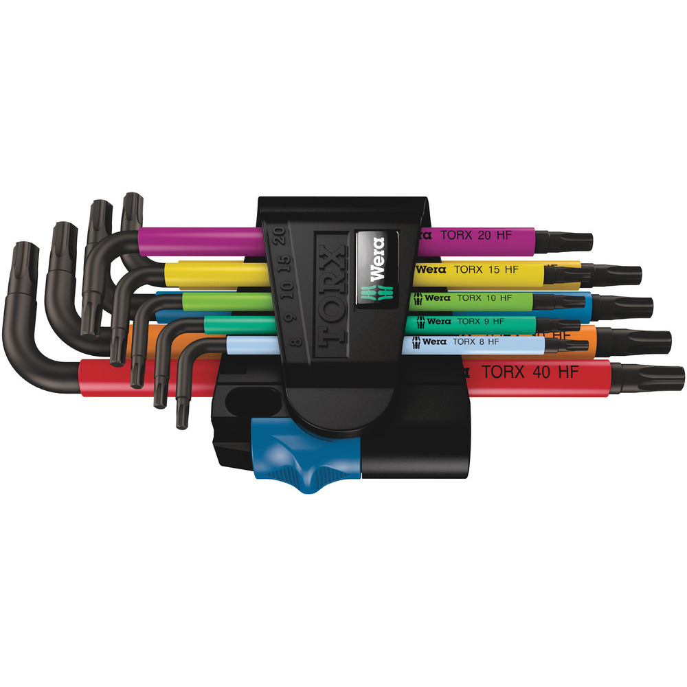 TORX®-Winkelschraubendreher-Satz TX8-TX40, 9-teilig, mit Haltefunktion Produktbild img1 L