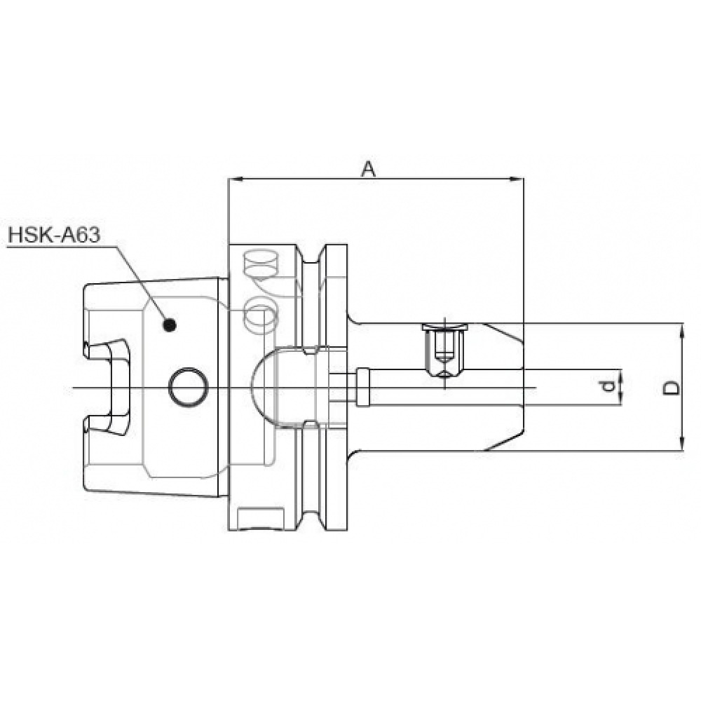 Weldon-Flächenspannfutter DIN 69893 Produktbild img2 L