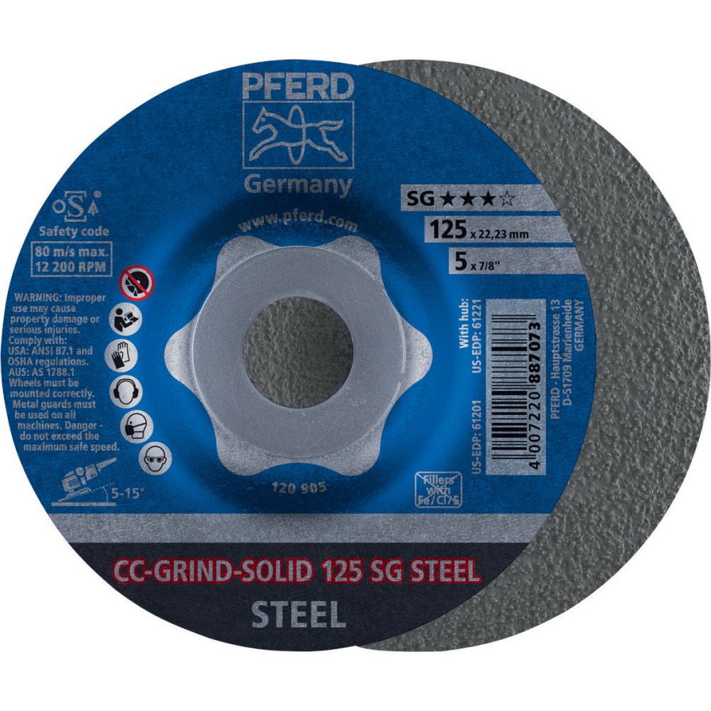 Schleifscheibe CC-GRIND SOLID, Stahl Produktbild img1 L