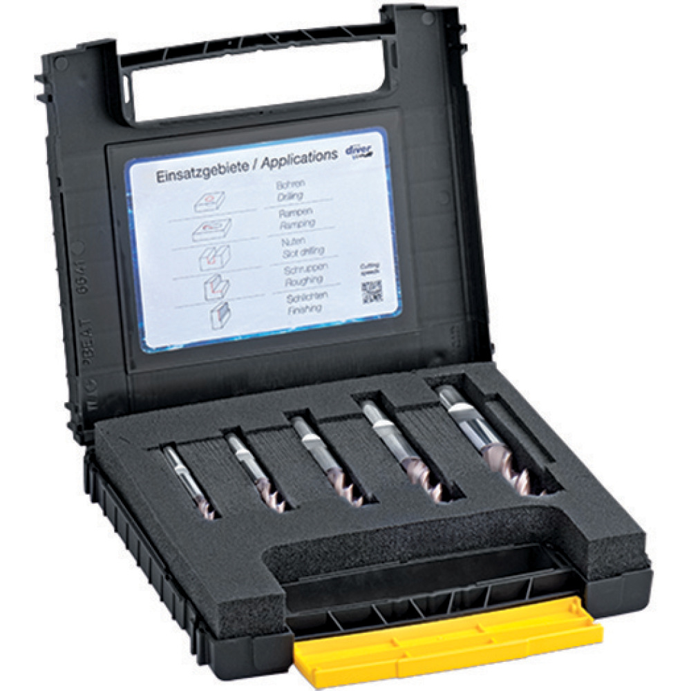 Ratiofräser RF 100 Diver VHM Signum, 5-tlg. Satz, DIN 6535-HB Produktbild img1 L