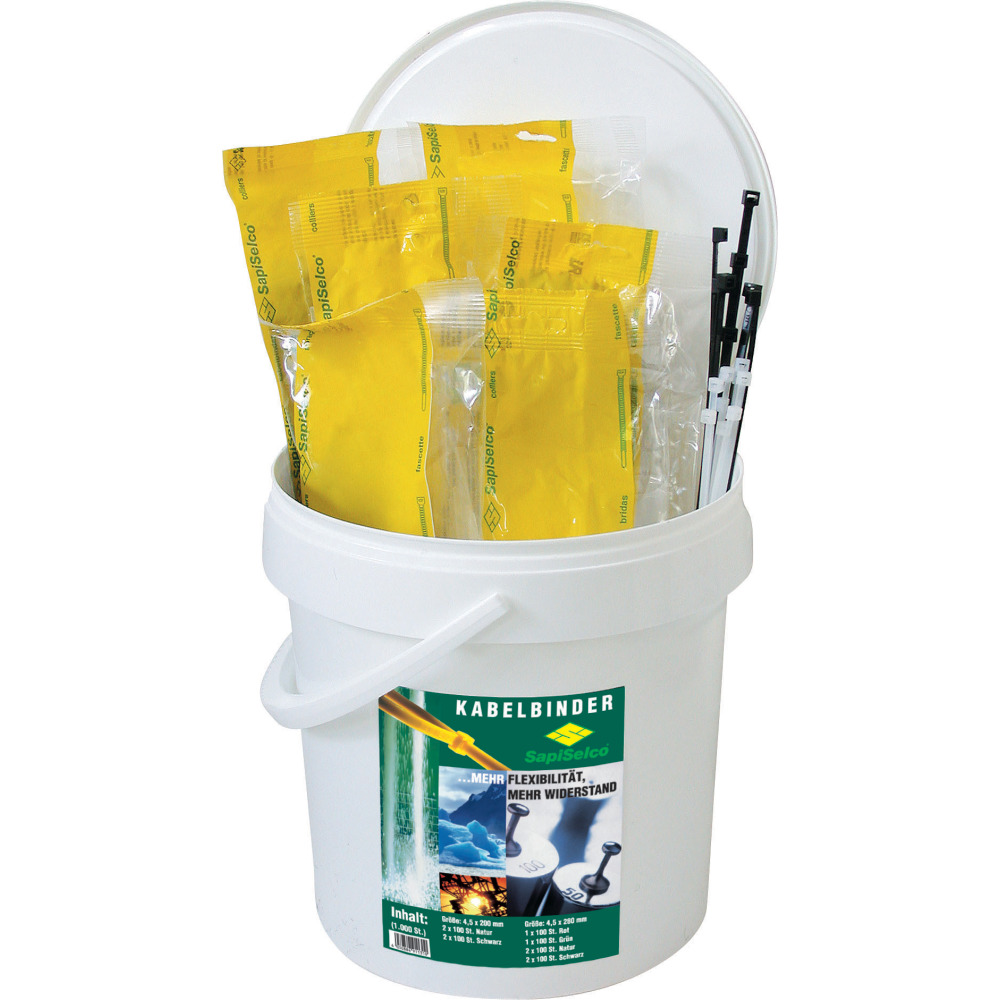 Kabelbinder-Set 1000 Stück Produktbild img1 L