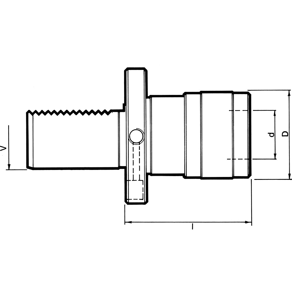 Gewindeschneid-Schnellwechselfutter Produktbild img2 L