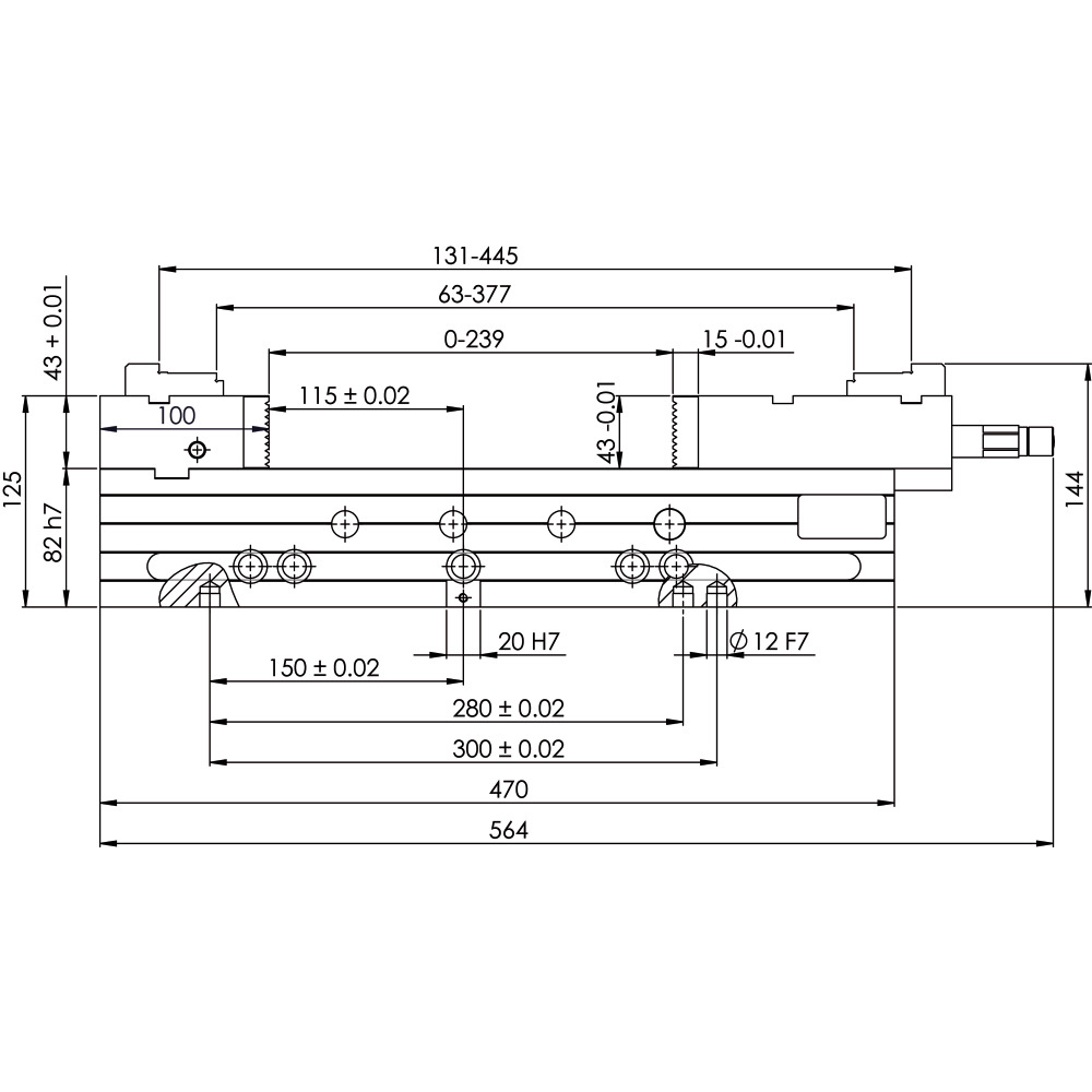 NC-Kompaktspanner 125 mm Produktbild img2 L
