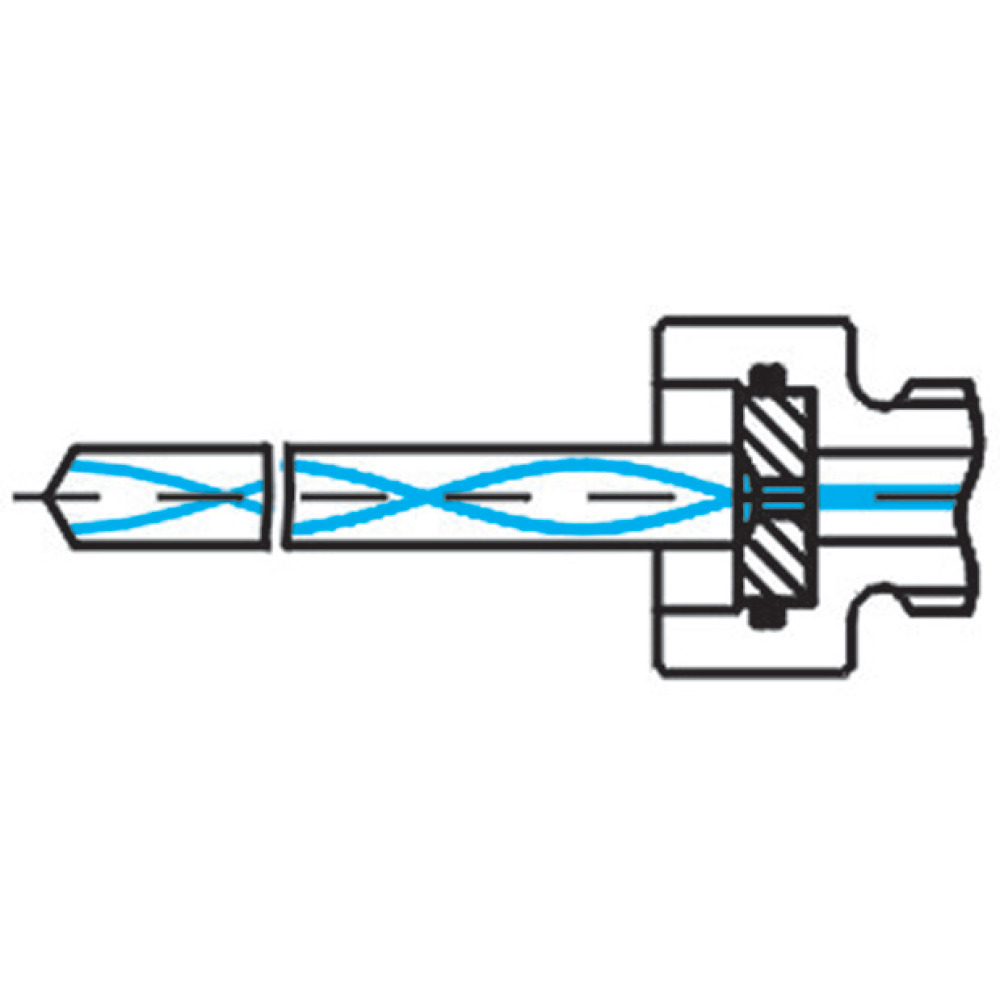 Nass, mit Kühlmittelzuführung durch Kühlmittelrohr Produktbild img2 L