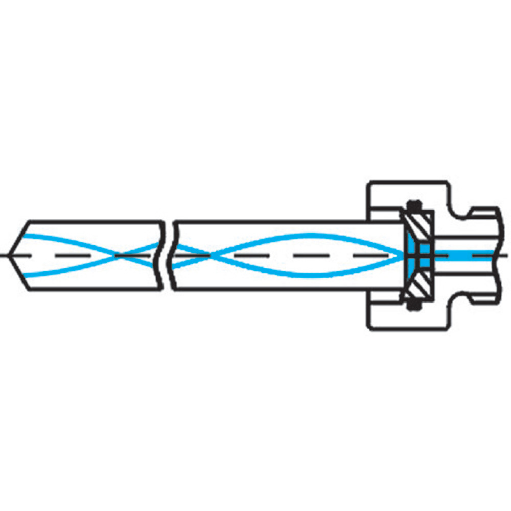 Nass, mit Kühlmittelzuführung durch Kühlmittelrohr Produktbild img3 L