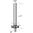 Feinbohrhilfe 13 mm zylindrisch Aufnahmekegel B6 Produktbild img2 S