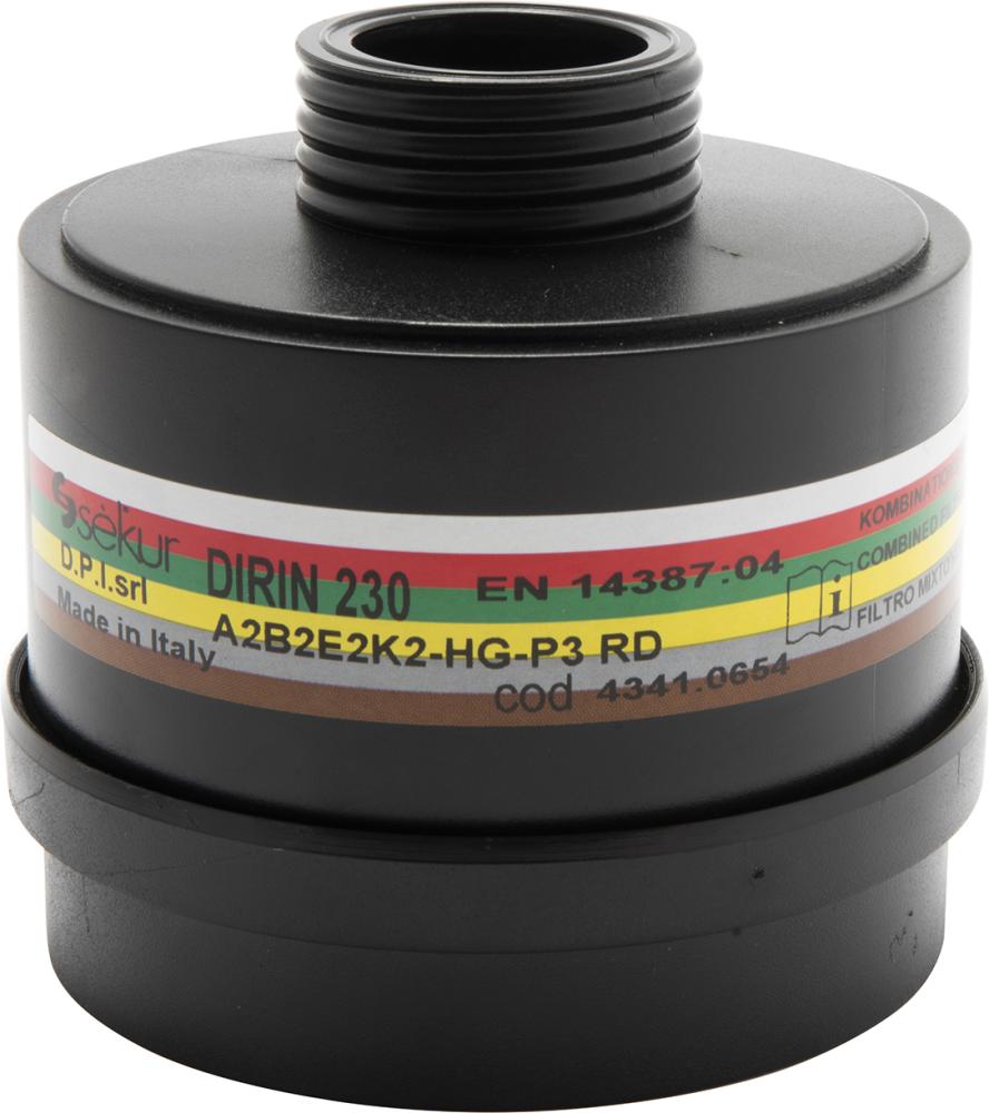 Mehrbereichs-Kombinationsfilter DIRIN 230 A2B2E2K2–P3R D Produktbild img1 L