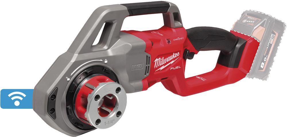 Akku-GewindeschneidkluppeM18 FPT114-0C Milwaukee ohne Akku ohne Ladegerät Koffer Produktbild img1 L