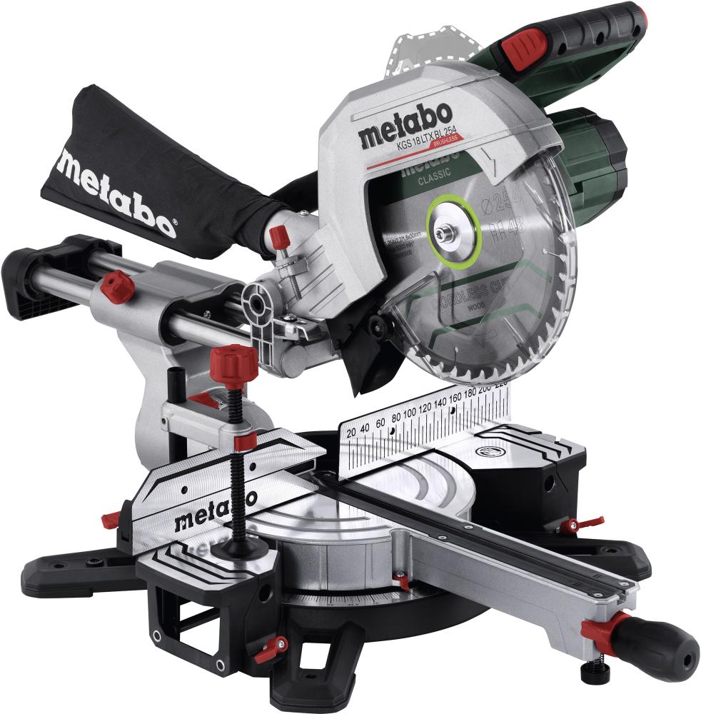 Akku-Kappsäge solo KGS 18 LTX BL 254 Metabo ohne Akku ohne Ladegerät Karton Produktbild img1 L