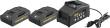Starter Set 21,6 V, 2,5 Ah 2x21,6 V 2,5 Ah Ladegerät Karton Produktbild img1 S