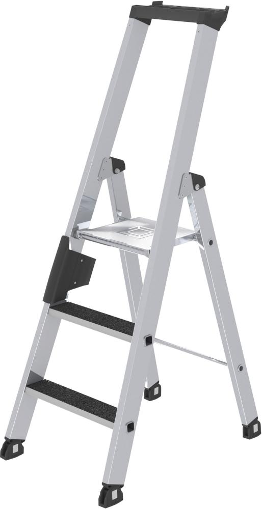 Stufen-Stehleiter, einseitig begehbar mit clip-step R13 Produktbild img1 L