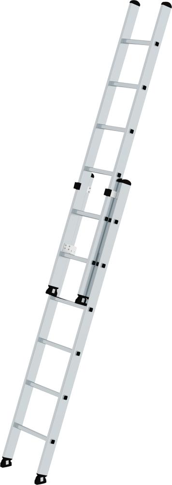Sprossen-Schiebeleiter, 2-teilig, mit Standard-Traverse (über 3 m) Produktbild img1 L