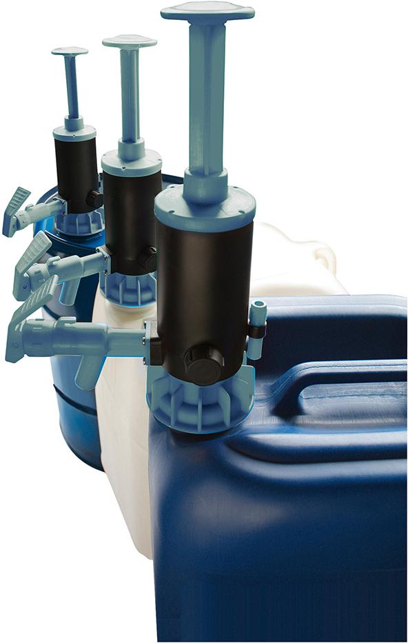 Kunststoffhandpumpe JP-07 blau, für Mineralölprodukte Produktbild img1 L