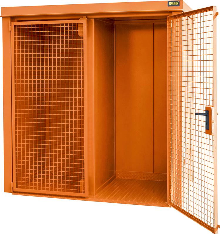 Gasflaschen-Container, mit feuerbeständiger Trennwand Produktbild img1 L