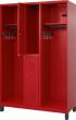 Feuerwehrgarderobenschrank MAXI, mit 100 mm Füßen Produktbild img1 S