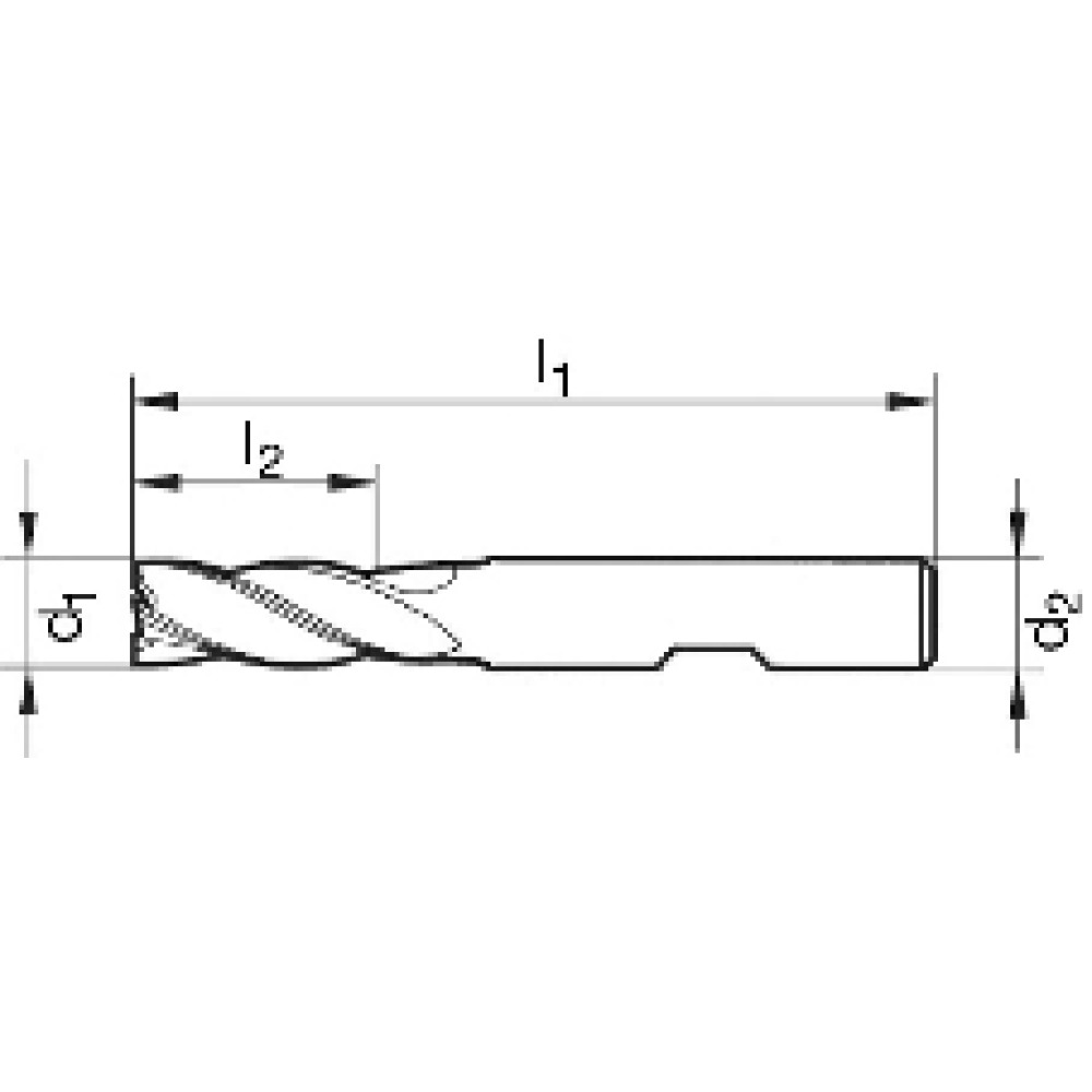 Ratiofräser VHM Fire, Typ N, kurz (Typ 3731) Produktbild img3 L
