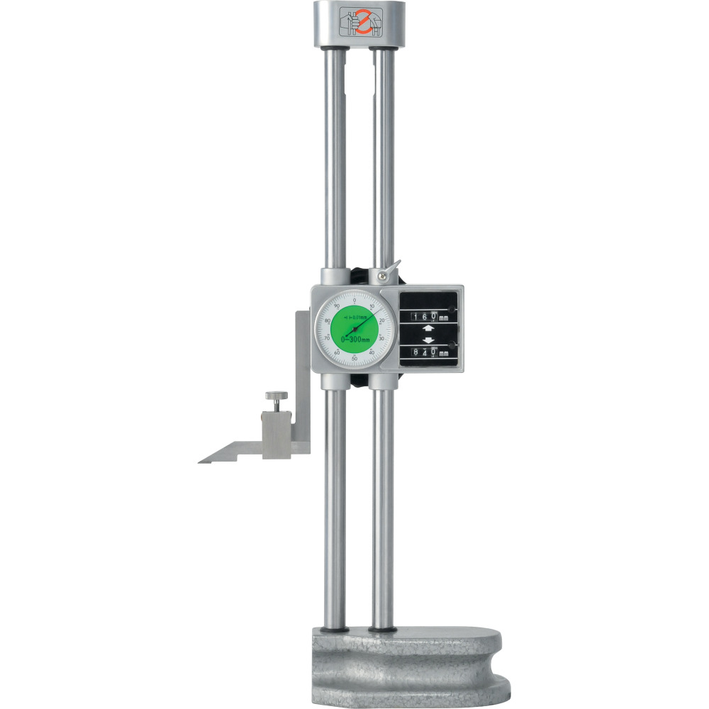 Höhenmess- und Anreißgerät mit Zählwerk, Handrad Produktbild img1 L