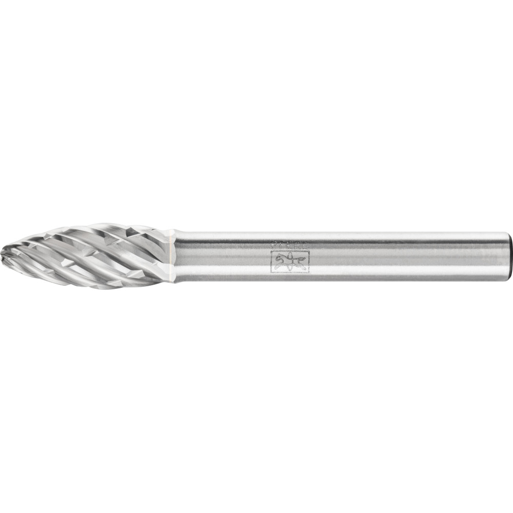 Hochleistungsfrässtift HM, STEEL, Flamme B Produktbild img1 L