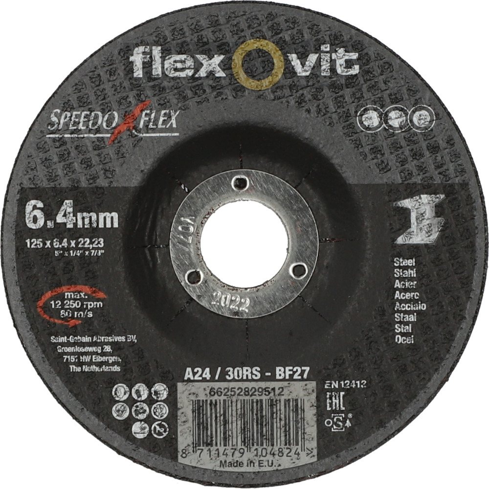 Schruppscheibe Speedoflex, grob, Stahl/Edelstahl Produktbild img1 L