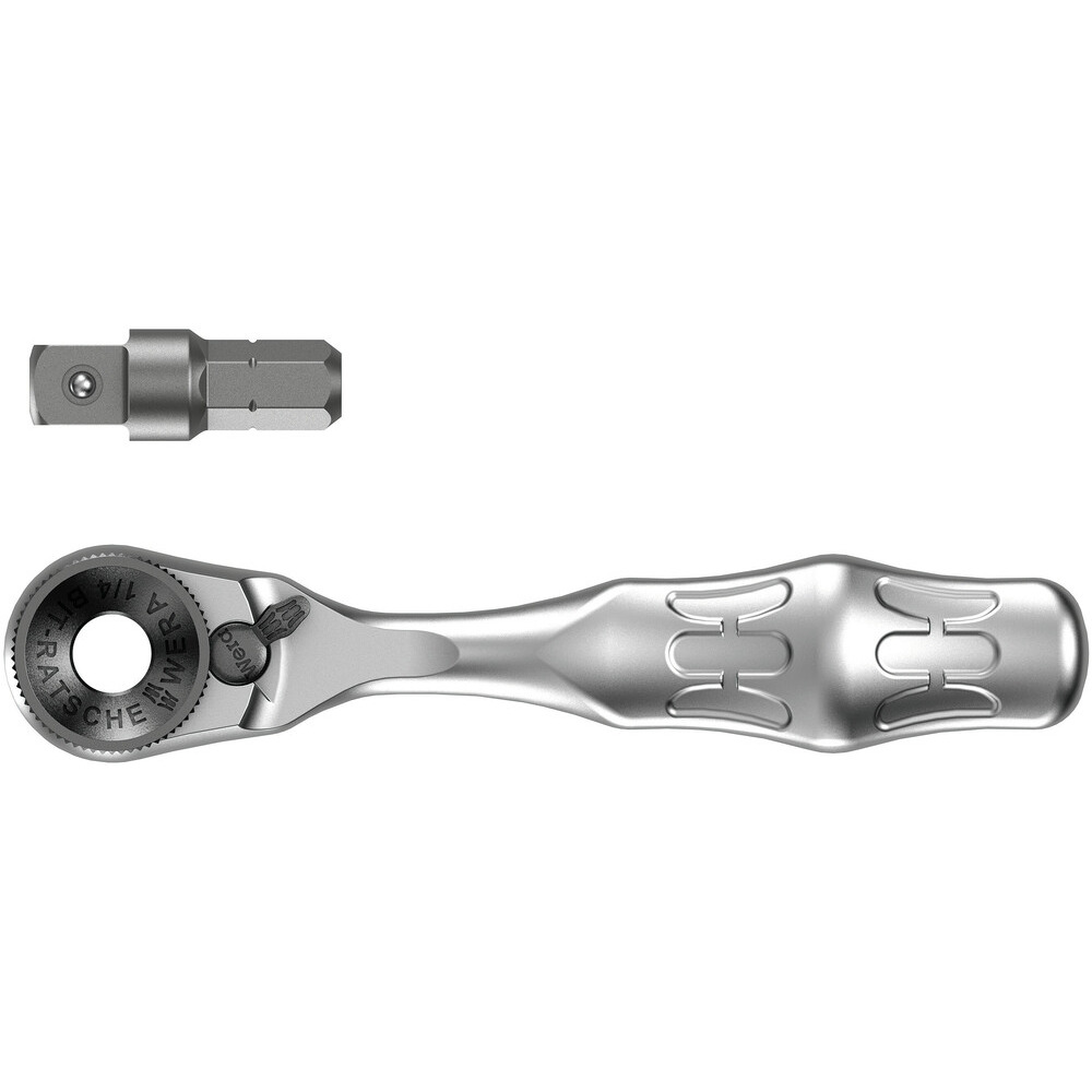 Bit-Ratsche 1/4", umschaltbar, 87 mm, 60 Zähne Produktbild img1 L