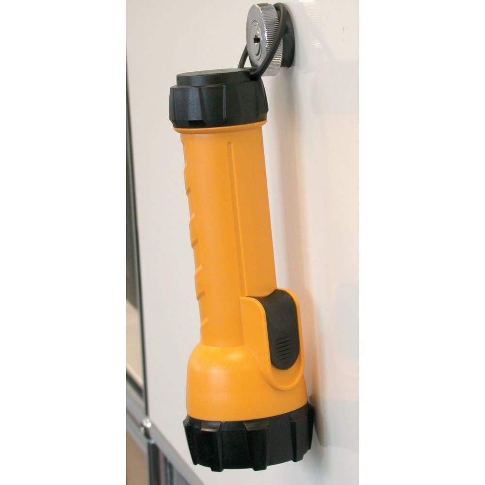 Taschenlampe LED aus Kunststoff, IP44, gelb/schwarz Produktbild img2 L