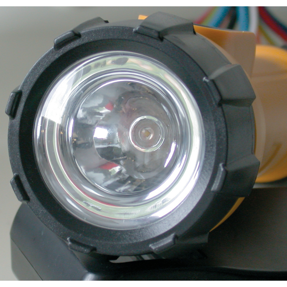 Taschenlampe LED aus Kunststoff, IP44, gelb/schwarz Produktbild img3 L