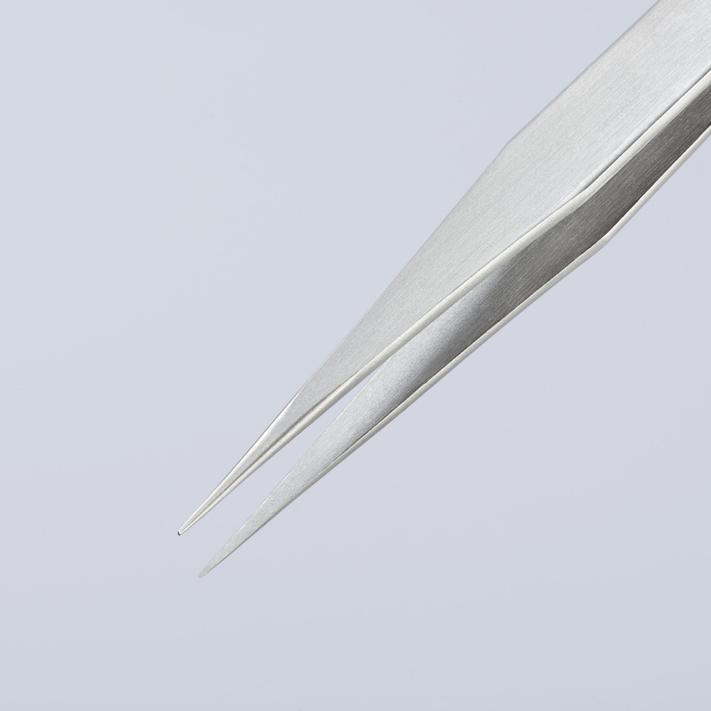 Knipex Präzisionspinzette spitz, mattiert Produktbild img4 L