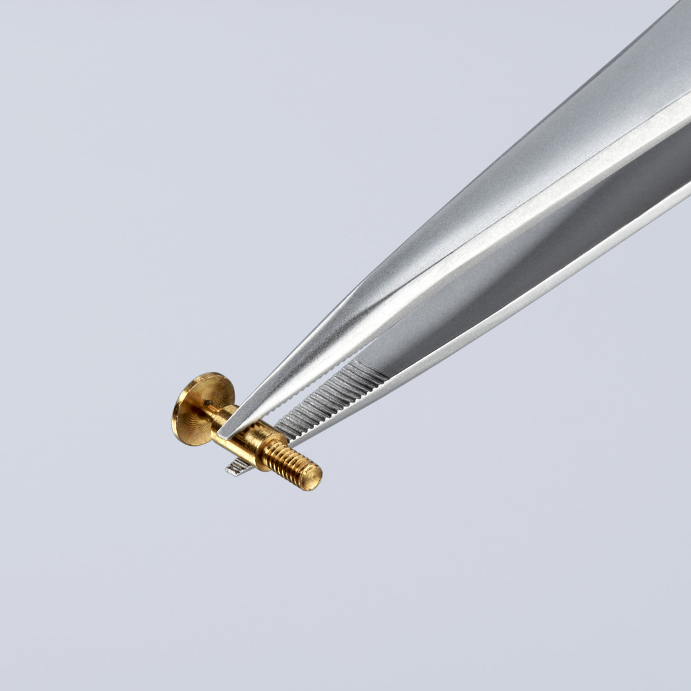 Knipex Präzisionspinzetten gerade, verchromt Produktbild img2 L