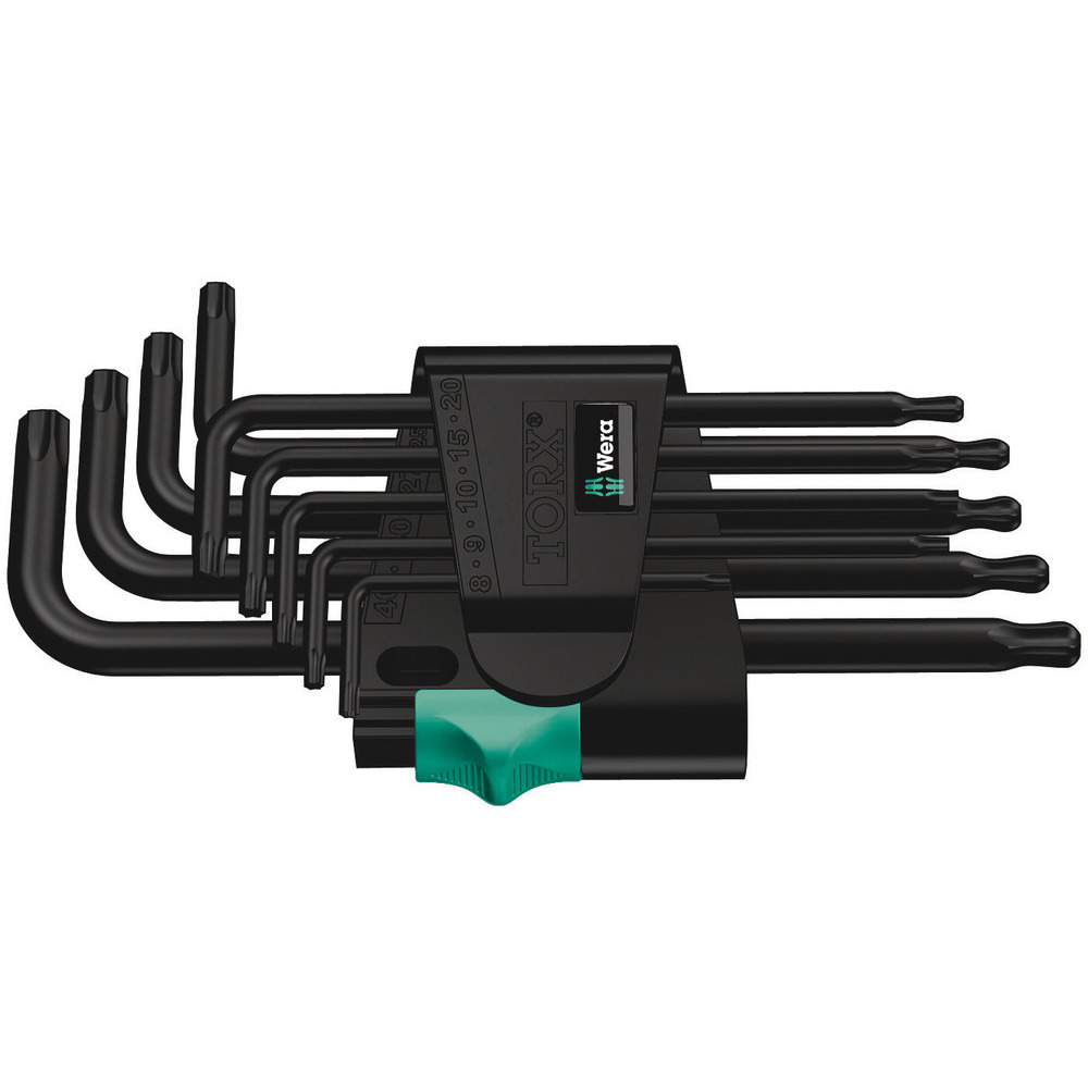 TORX®-Winkelschraubendreher-Satz TX8-TX40, 9-teilig, mit Kugelkopf Produktbild img1 L