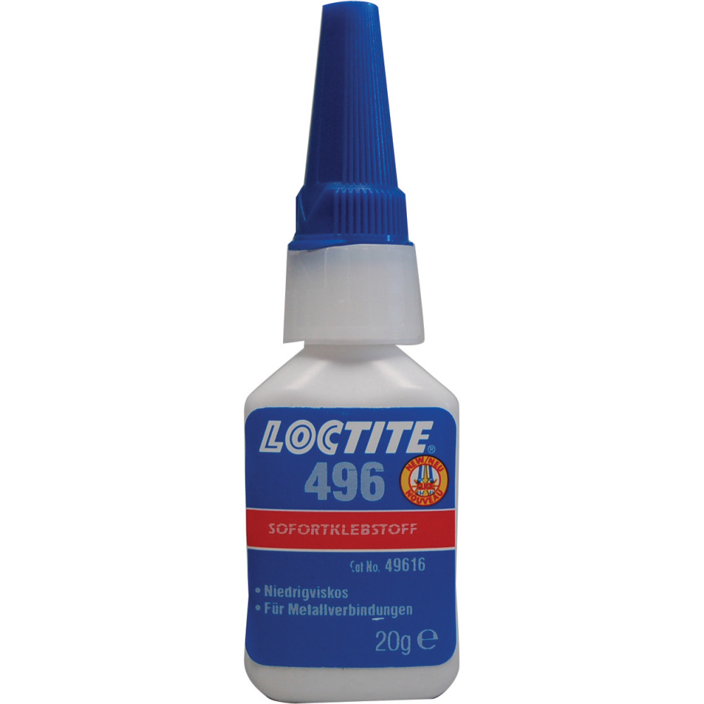 Sofortkleber Loctite 496, für Metall niedrigviskos Produktbild img1 L