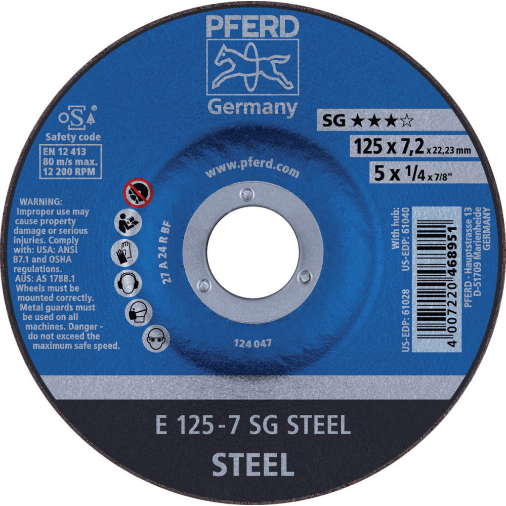 Schruppscheibe SG STEEL, Stahl Produktbild img1 L